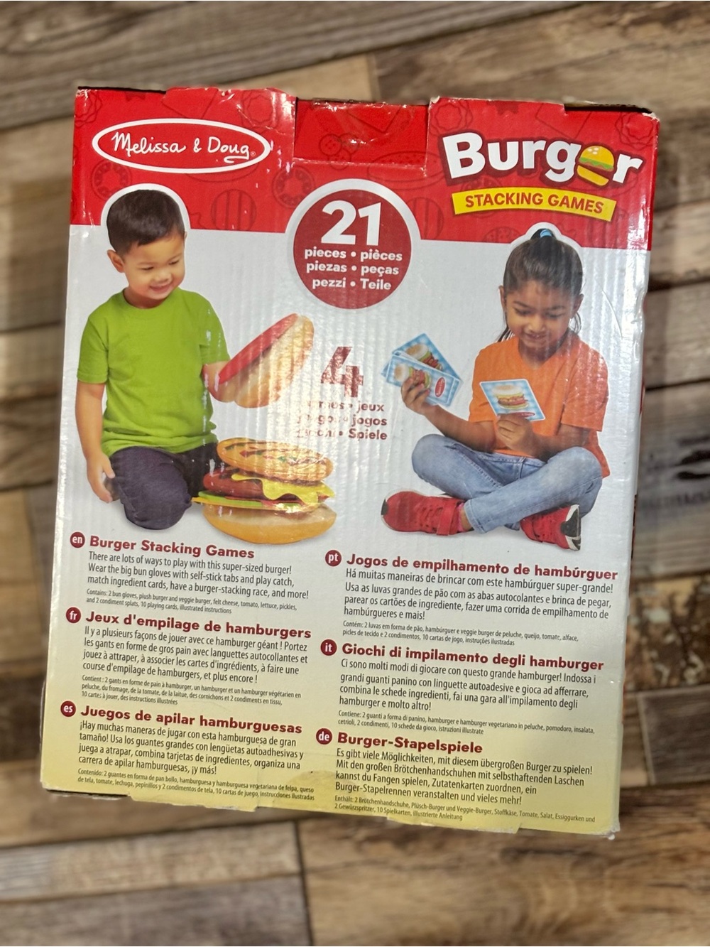 Melissa & Doug Burger Stacking Game - Picture 3 of 3